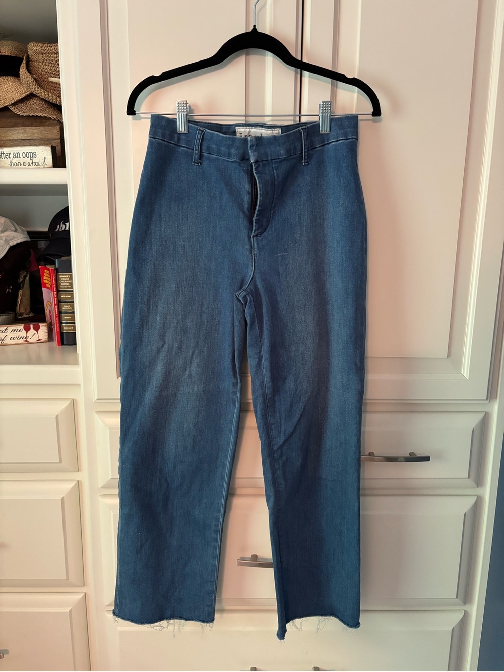 Frank & Eileen Kinsdale Denim  Cropped Sailor Pants Size 6